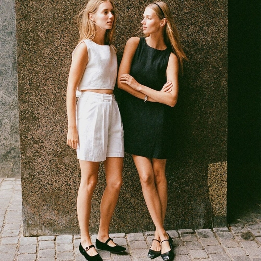 Posse Black and White Mini Dresses
